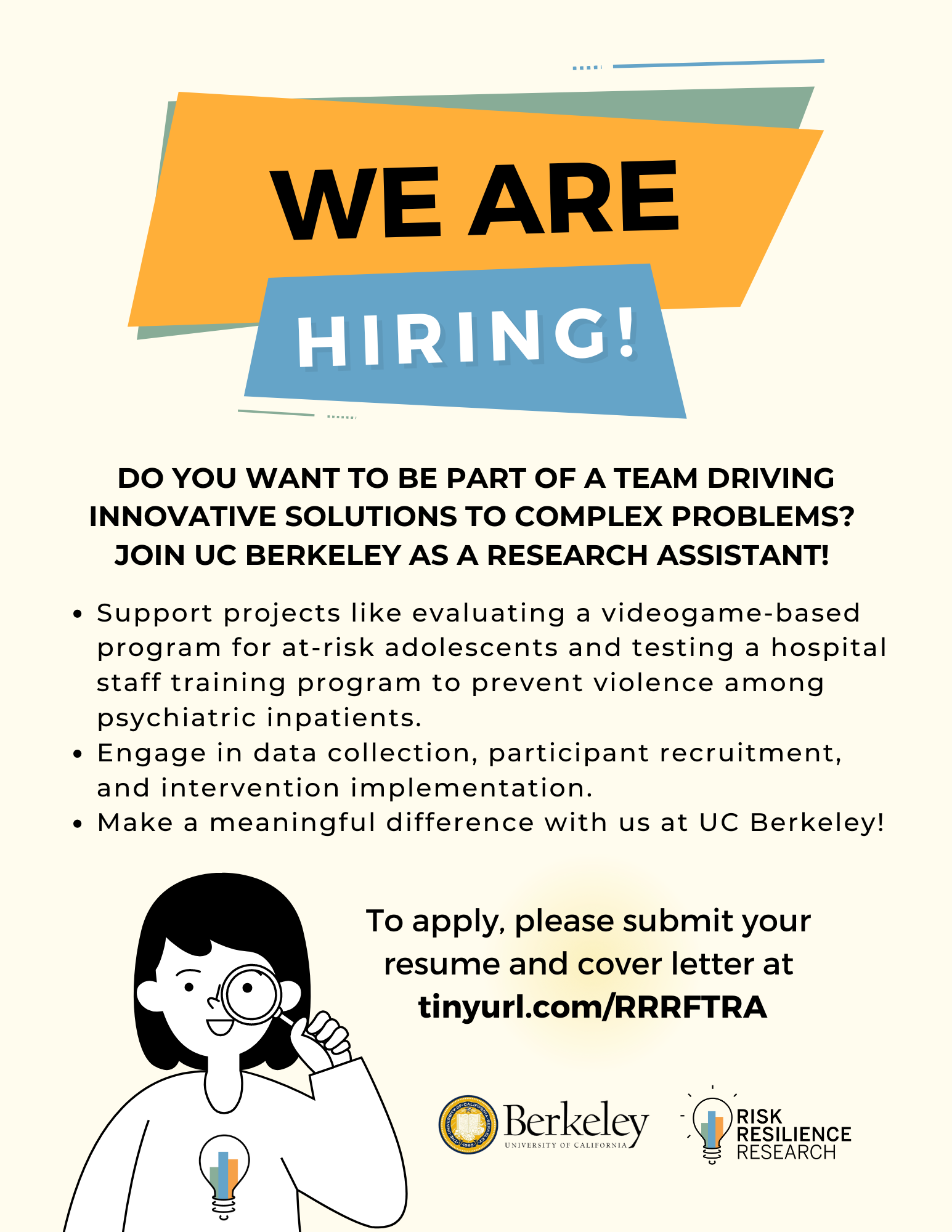 Hiring Opportunity – Full-Time Research Assistant